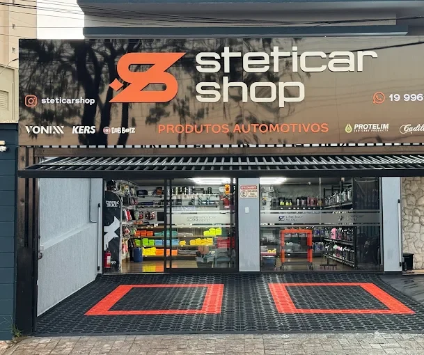 Fachada da loja Steticar Shop em Campinas